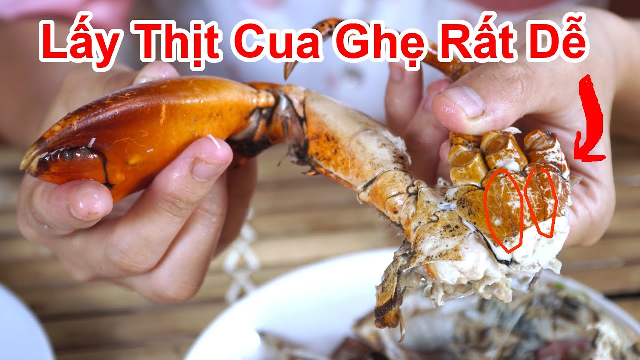Chỉ Cần Ấn Vào Vị Trí Này Thịt Cua Ghẹ Sẽ Tách Ra Dễ Dàng / Cách Lấy Thịt Cua Ghẹ Ra Sạch Sẽ
