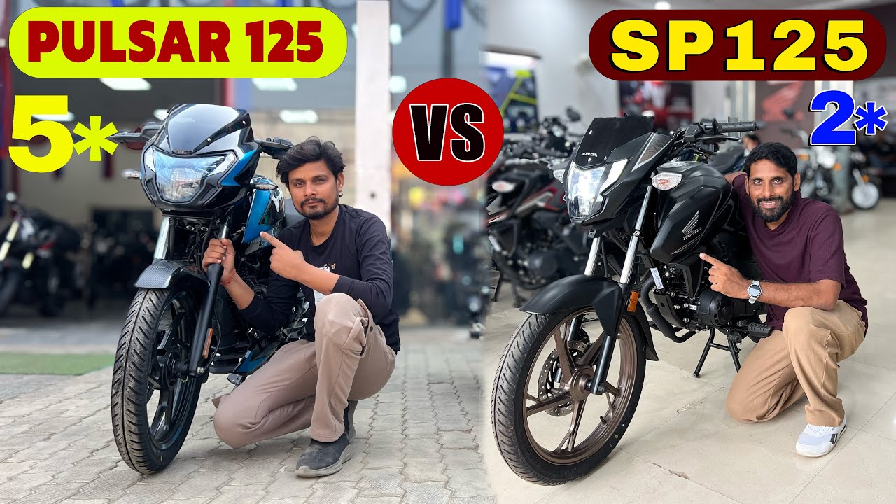 Honda Sp 125 VS Bajaj Pulsar 125 Which Is Best 125cc Bike In 2026