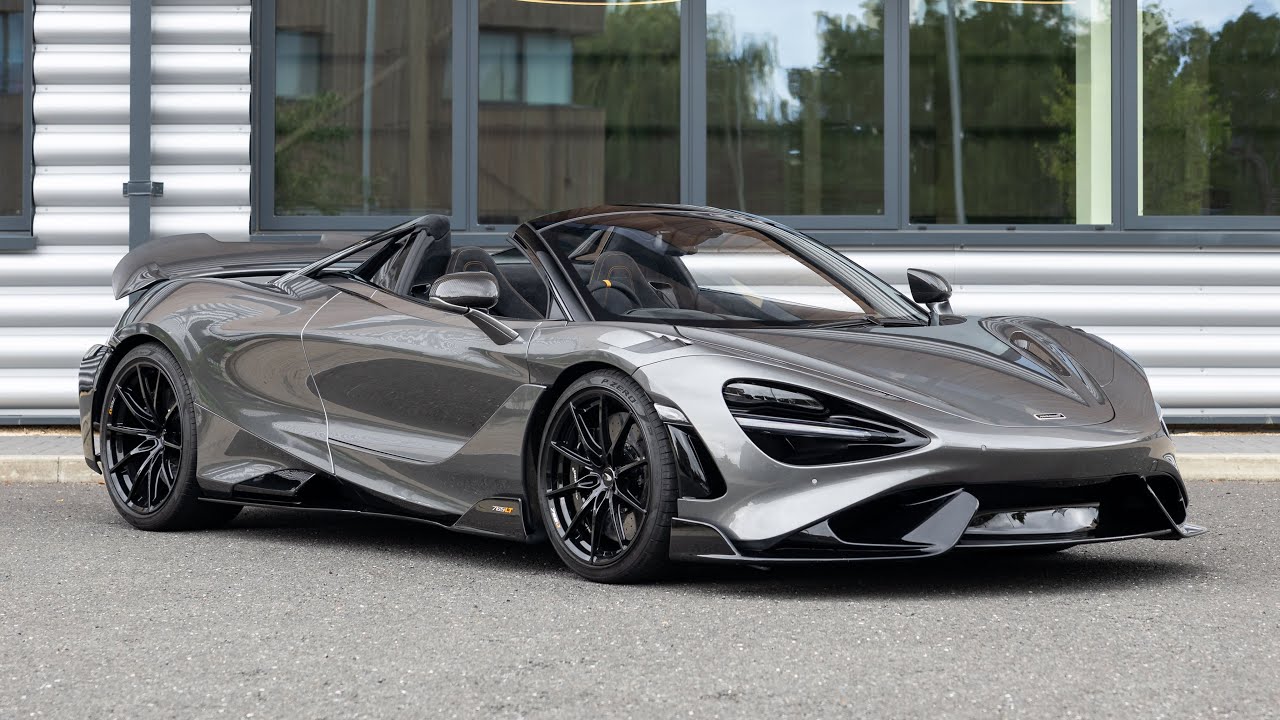 2022 McLaren 765LT Spider - MSO Bespoke Kilo Grey - Walkaround (4K)