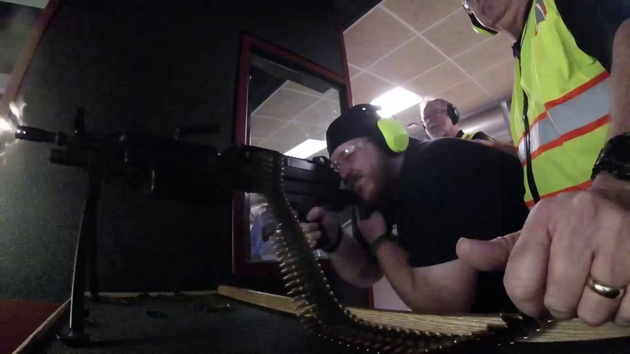2nd M249 100 round belt dump at the triangle shooting academy | Raleigh, NC