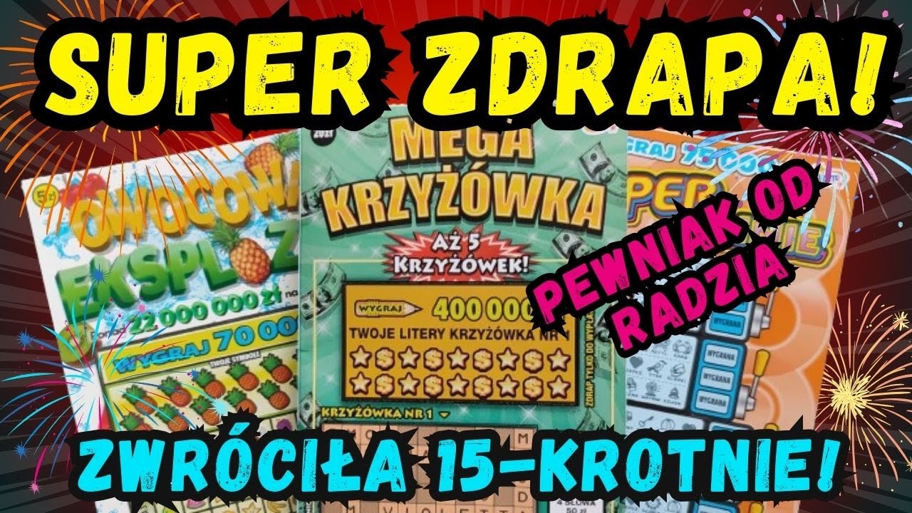 [Zdrapki Lotto]#559  💥💥💥ALE MIAŁ SZCZĘŚCIE💥💥💥 😍WYJĄTKOWA😍