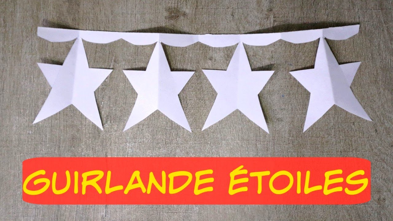 Guirlande ETOILES en Papier !