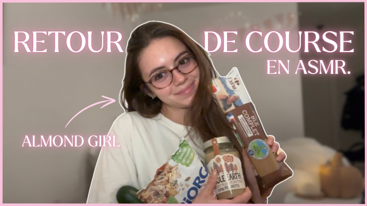 ASMR | Haul healthy 🥒 Retour de courses (chuchotement)