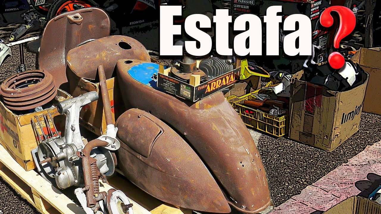 Cuanto DINERO piden por esta VESPA 150s OXIDADA y en CAJAS 😲 Motor Retro MARRATXI. Vlog 129