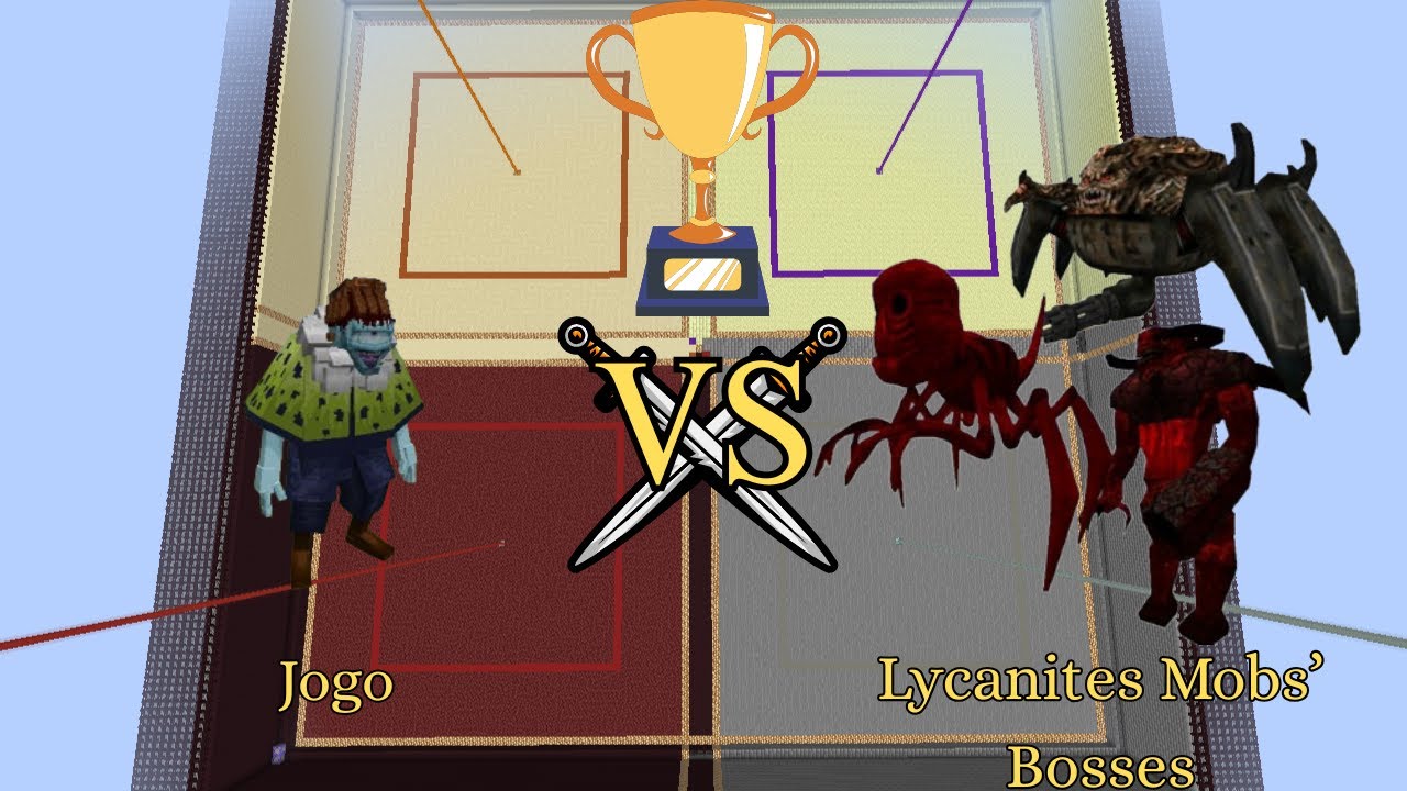 Jogo vs Lycanites Mobs' Bosses(No Damage Cap) | Minecraft 1.16.5
