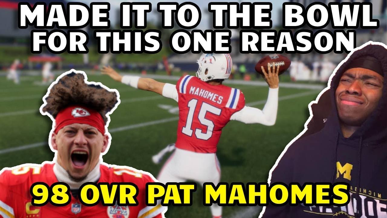 MADE IT ALL THE WAY TO THE SUPERBOWL FOR THIS... (MADDEN 26) 98OVR PAT MAHOMES GAMEPLAY! #madden26