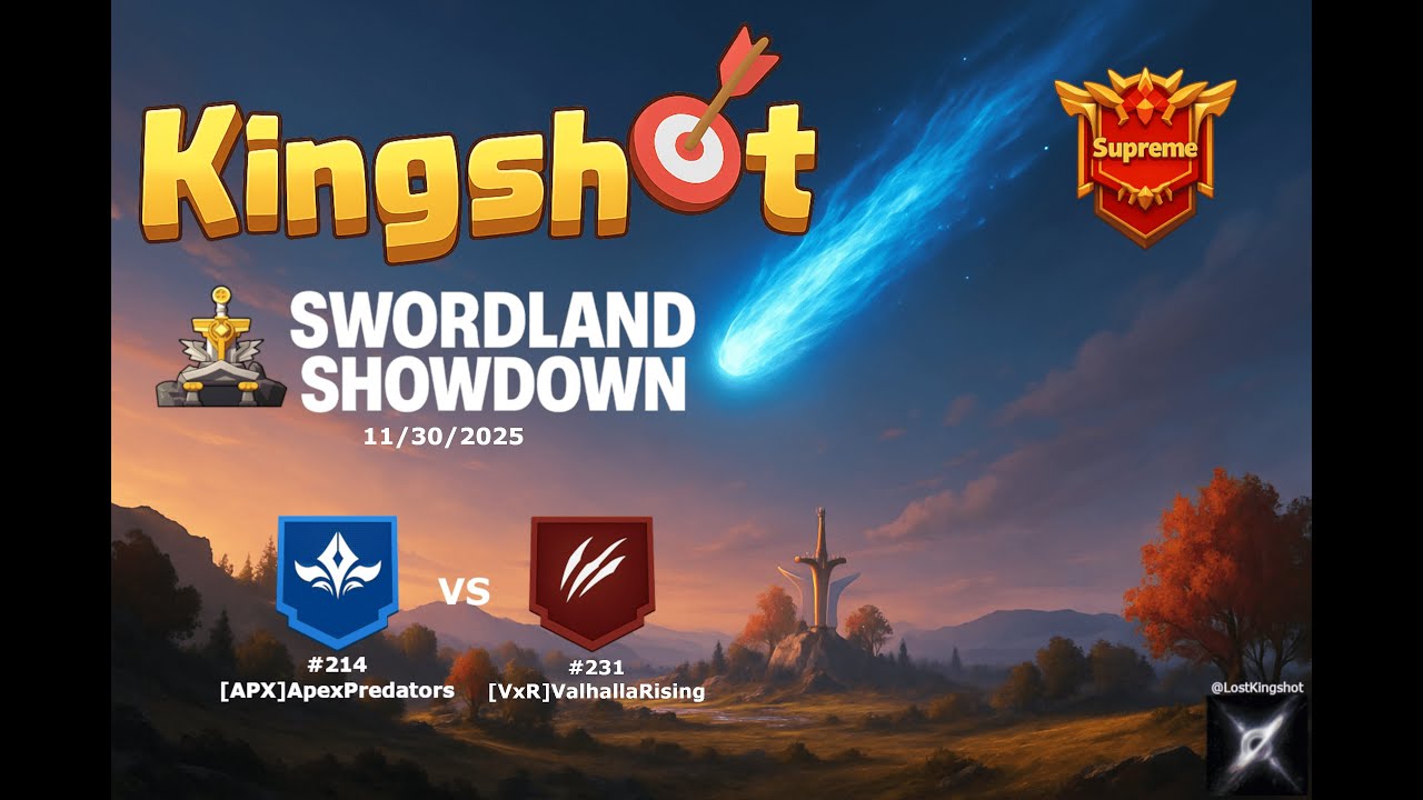 INSANE ❗️Swordland Showdown APX vs VxR | Whale POV | APX #214 vs VxR #231 | #Kingshot #kingshotgames