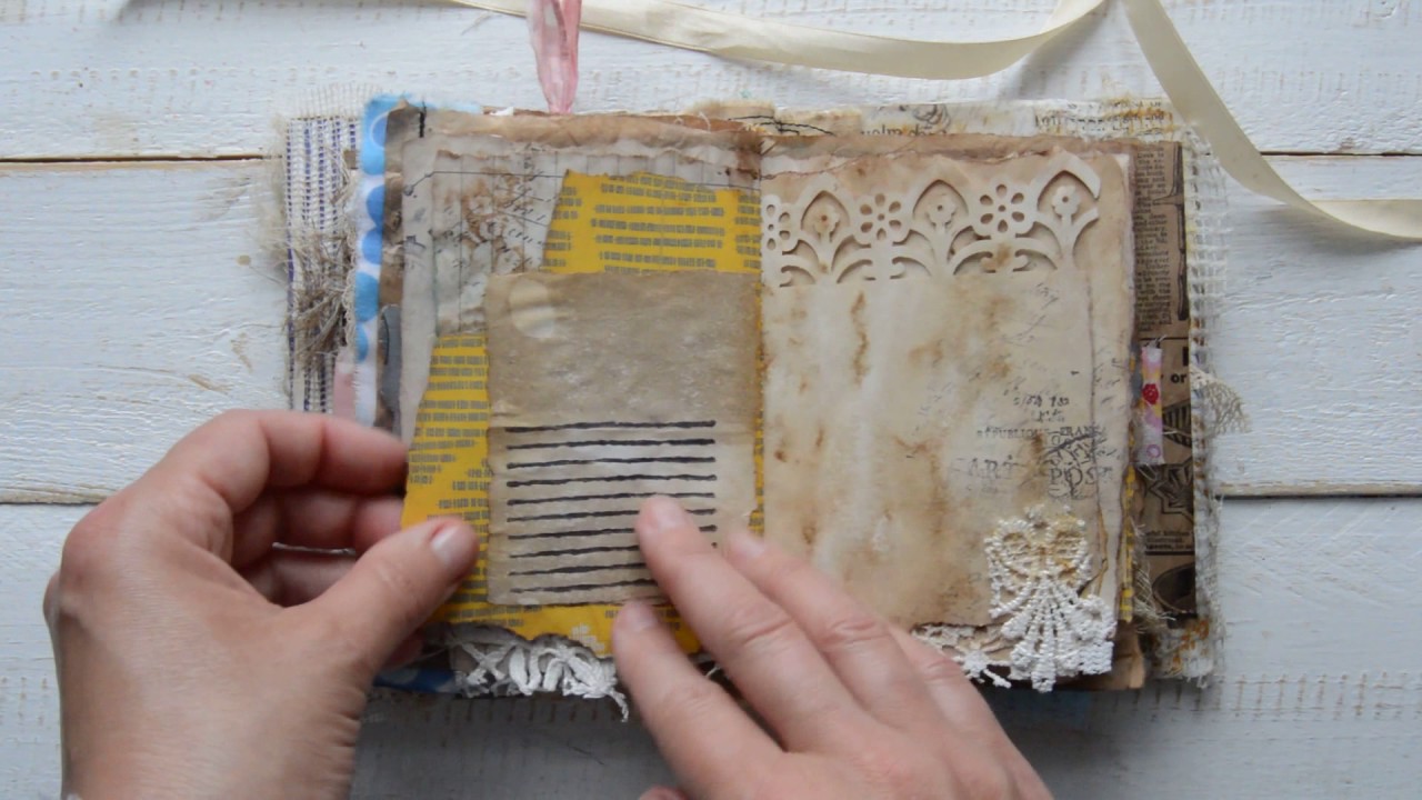 Vintage style junk journal. " My story ". ( sold )