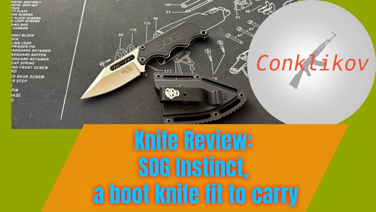 Knife Review: SOG Instinct , a boot knife fit for carry