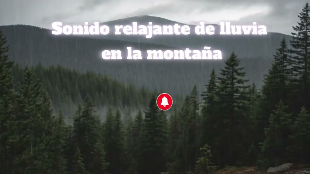 Relájate con el sonido de la LLUVIA