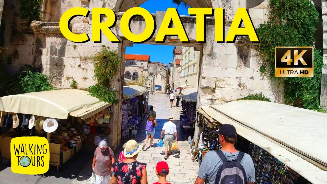 Split Croatia | Part 2 of 3 | 4K Walking Tour