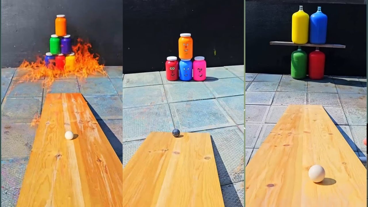 Breaking Glass Bottle 🍾⚡🔥Crushing Crunchy And Soft thing !