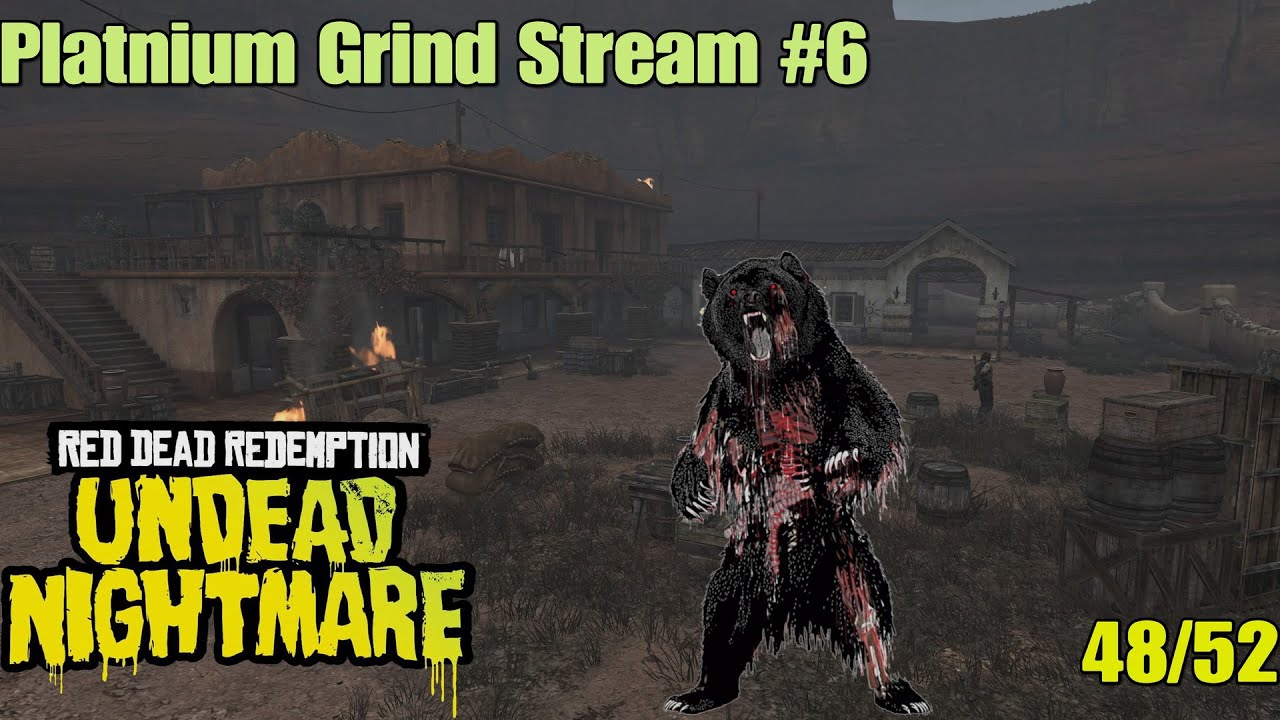 Red Dead Redemption PS5 Stream #6 : Road to platinum 48/52 Achievements 🏆