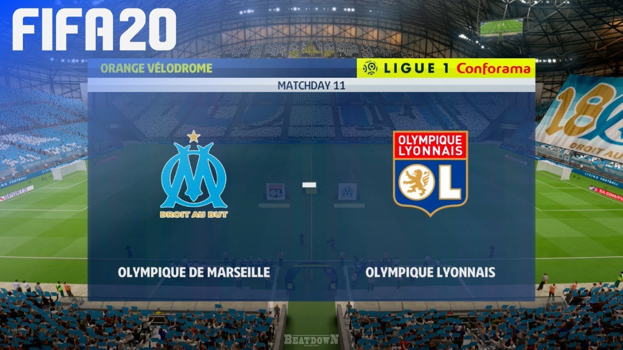 FIFA 20 - Olympique Marseille vs. Olympique Lyonnais @ Orange Vélodrome
