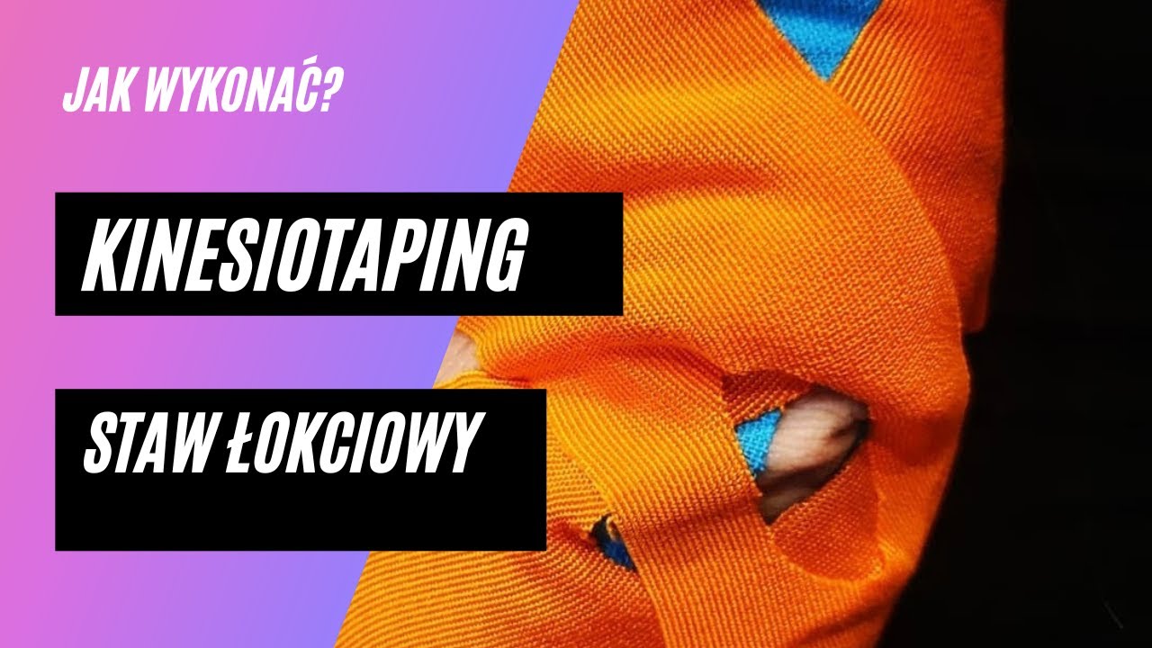 #2 Jak tejpować? - kinesiotaping  stawu łokciowego / odciążenie łokcia, działanie przeciwbólowe