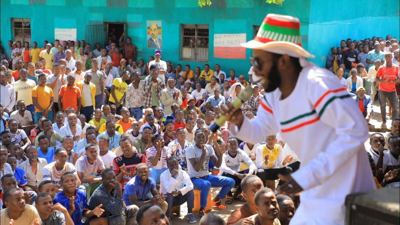 Misikir Mindaye Celebrating Easter in prison with inmates የመስቀልን በዓል በእስር ቤት ከህግ ታራሚዎች ጋር 2018 ሳዉላ