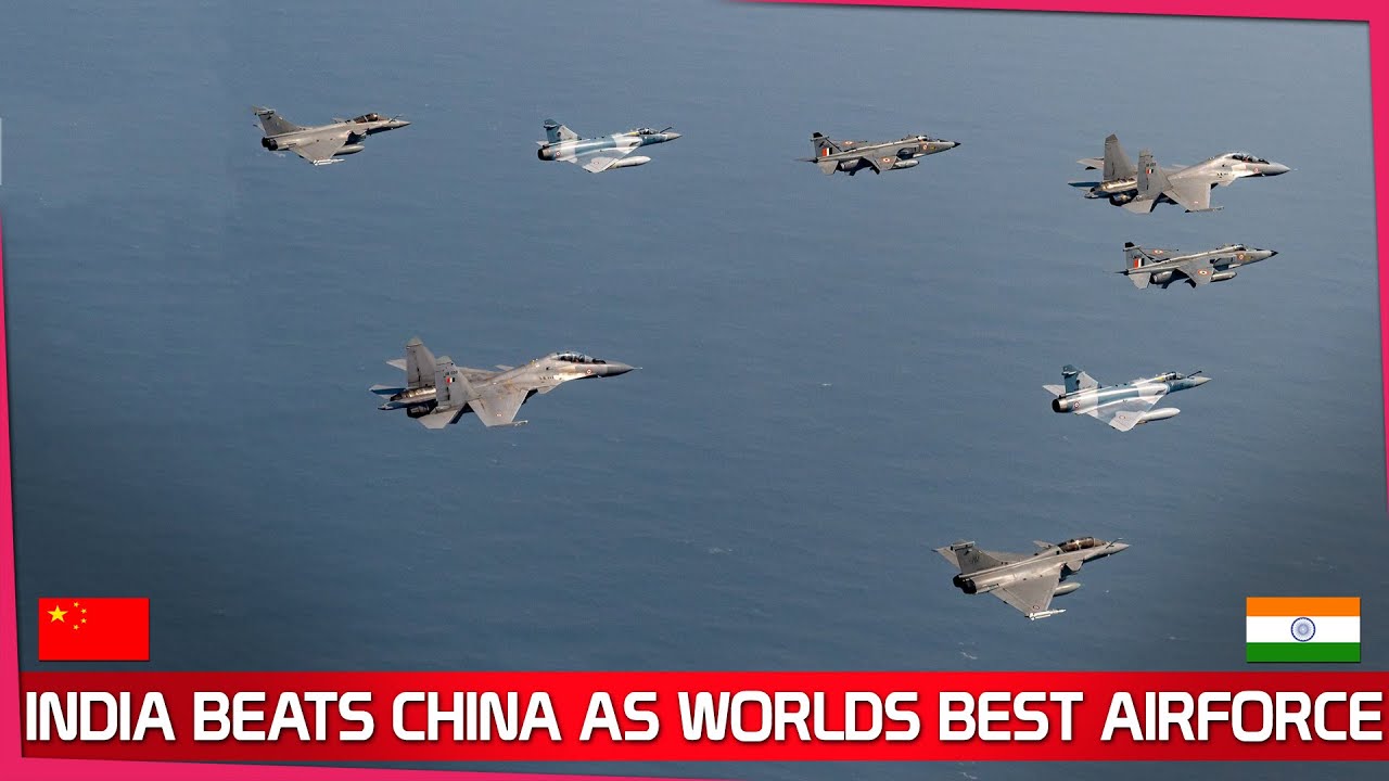 India Beats China to become the best Air Force in the World Rankings