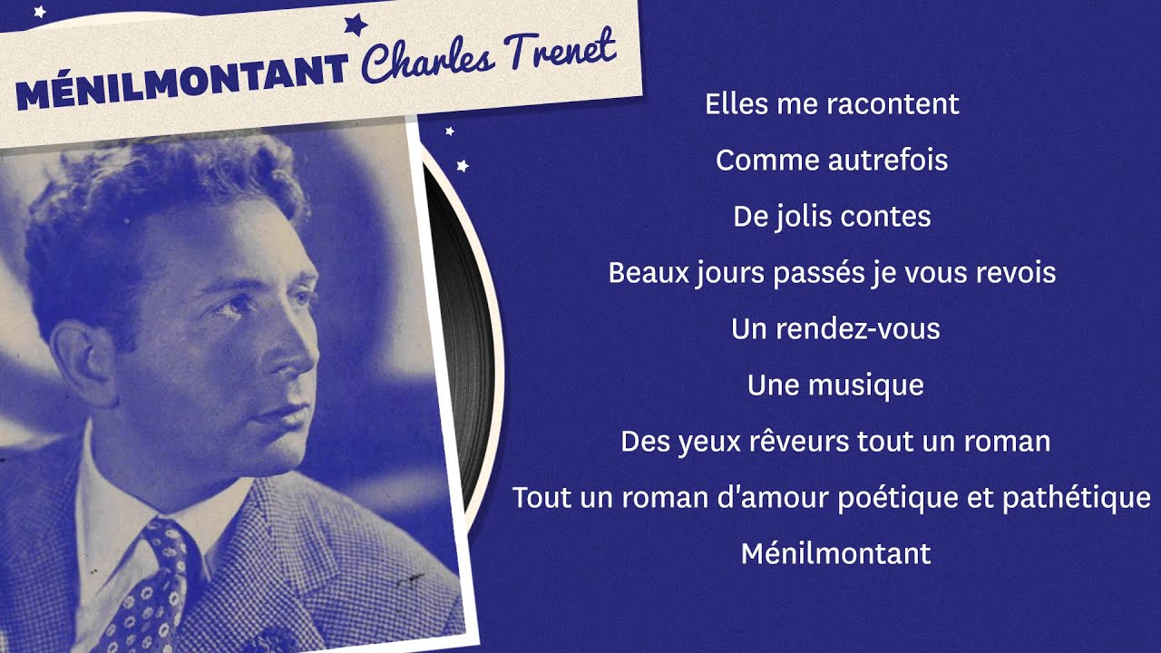 MENILMONTANT CHARLES TRENET