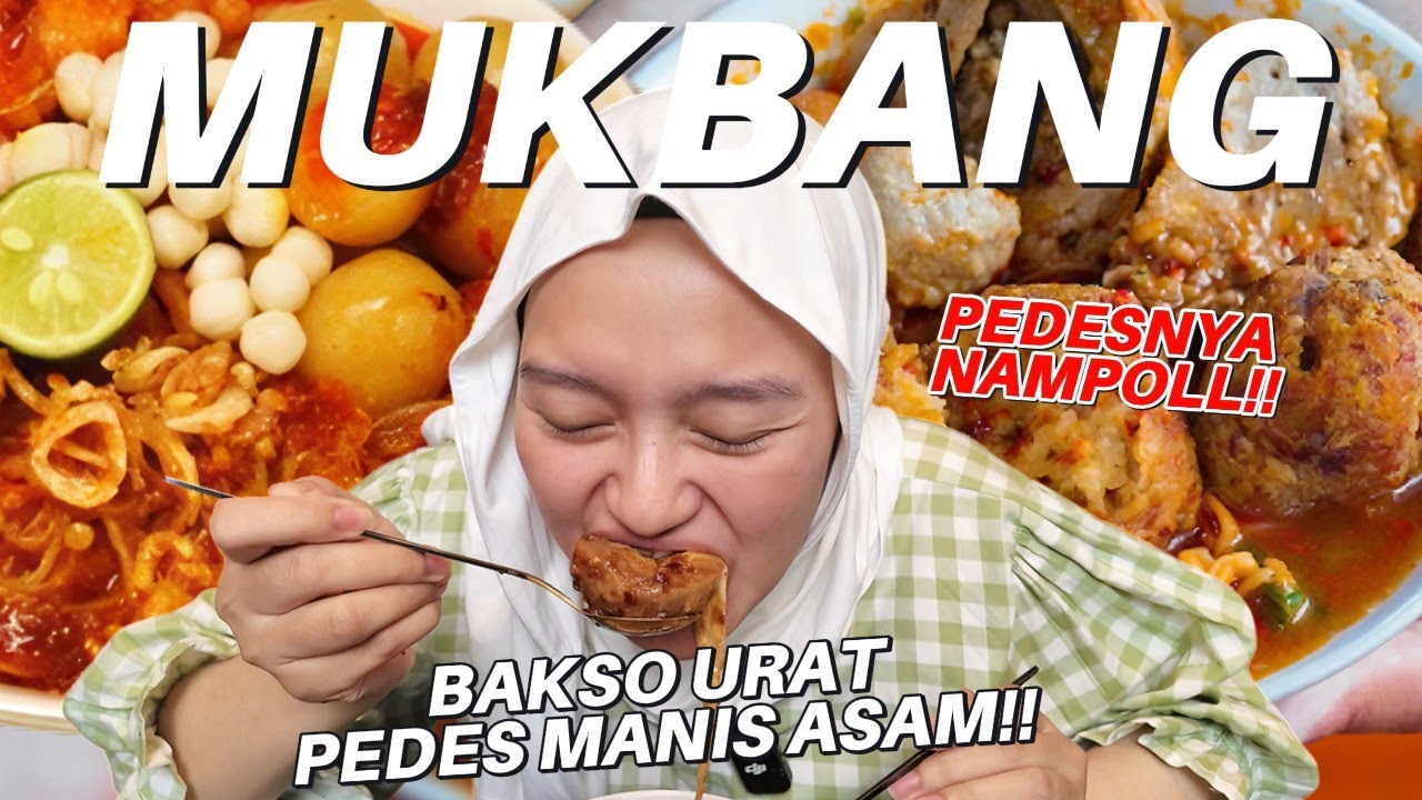 MUKBANG BAKSO ACI URAT + MOZARELLA!! RACIK SAMPE MISDASEUM!!