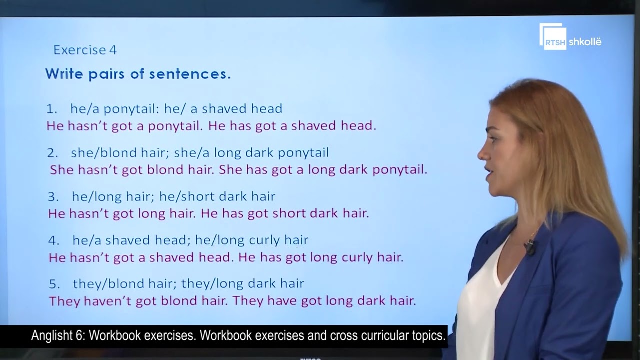 Workbook exercises | Anglisht 6
