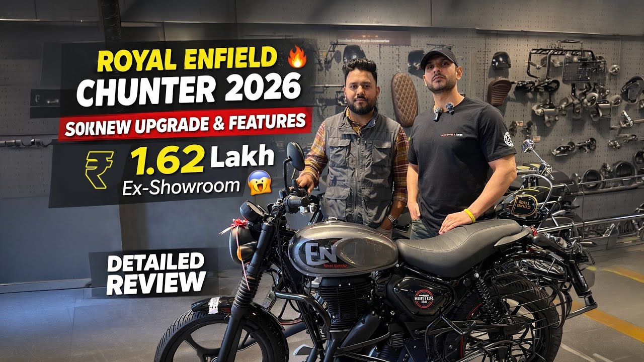 Royal Enfield Hunter 2026 🔥 New Upgrade & Features | ₹1.62 Lakh Ex-Showroom 😱 | Detailed Review