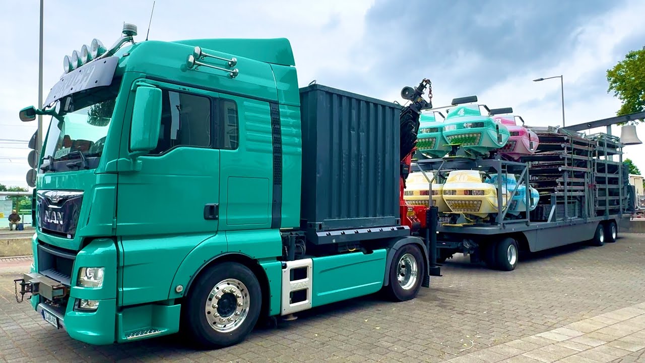 Abbau & Transport Kirmes Oberhausen Sterkrade 2025