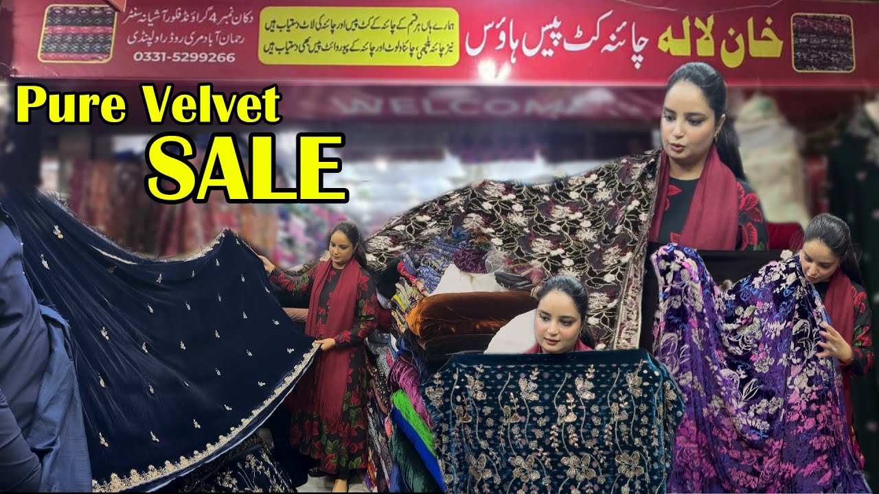 Velvet Suit Design – Pure Palachi & French Velvet | Embroidered Velvet Dresses On Sale