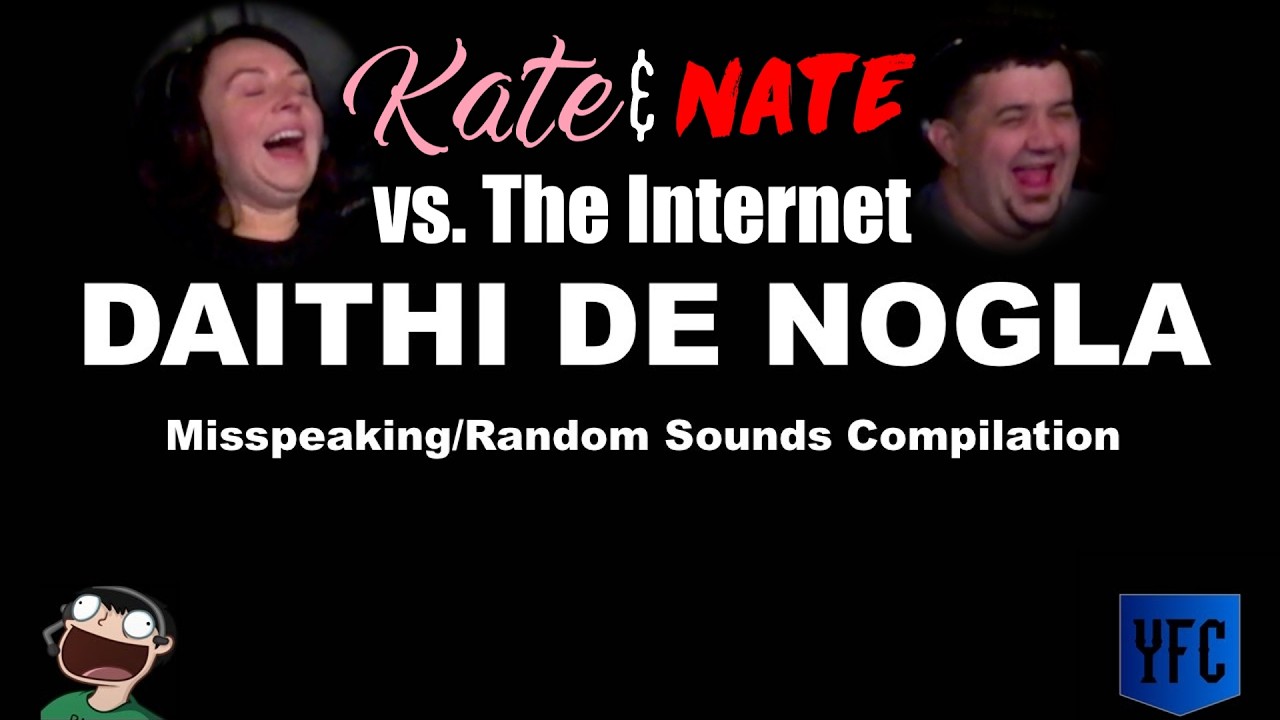 DAITHI DE NOGLA Misspeaking and Random Sounds Compilation (Part 1) | Kate and Nate React!