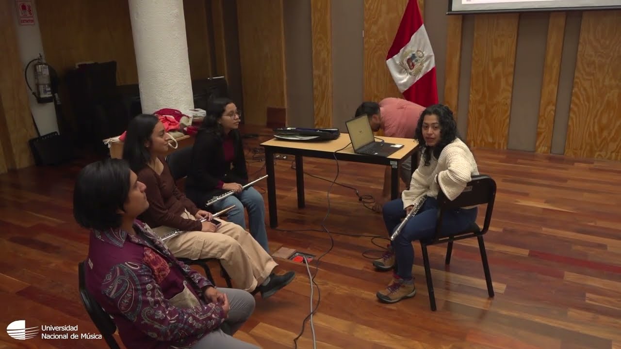 Clase maestra de Flauta contemporánea: Ensamble CG (Colombia) en la UNM - Parte 2