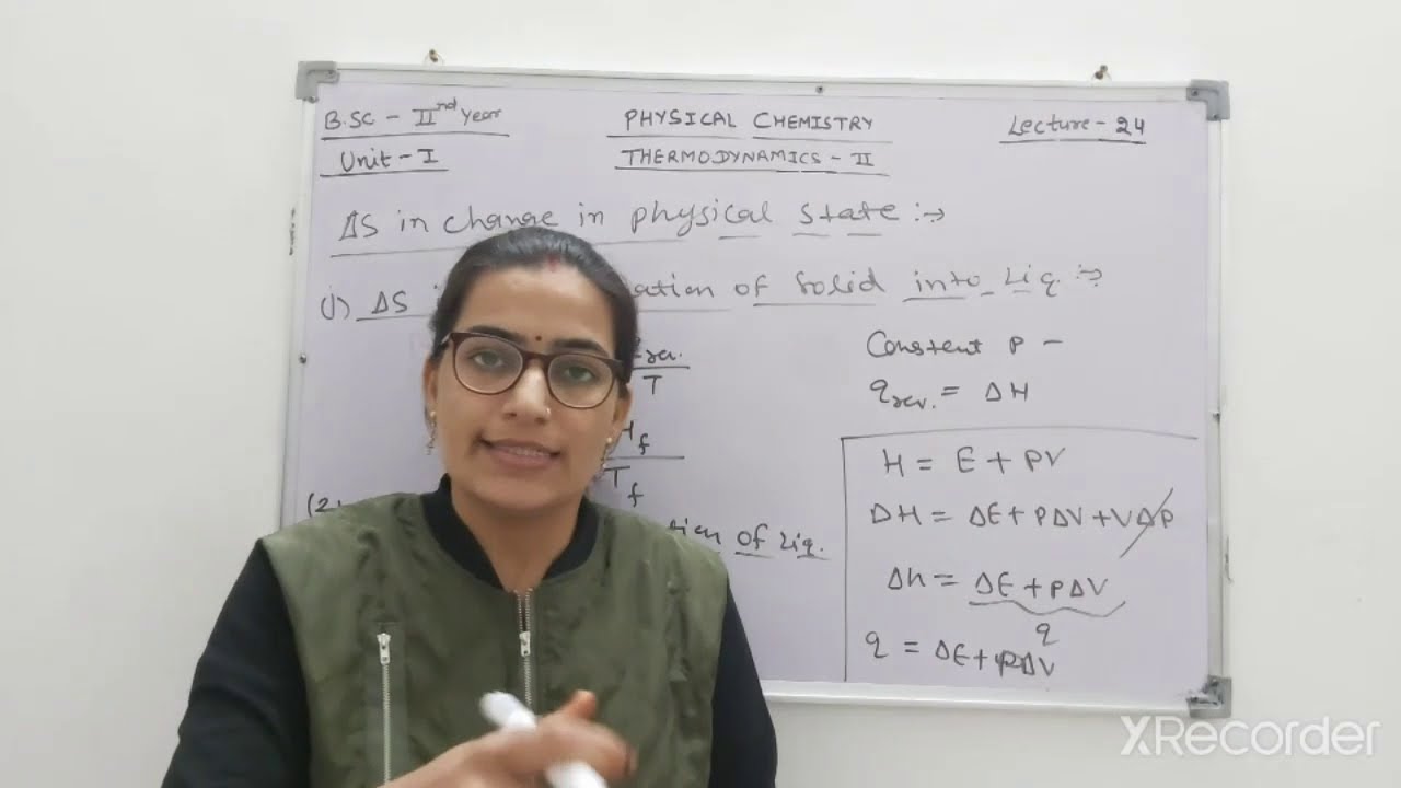 B.sc Classes Thermodynamics-2nd  lecture-4 (Entropy,Entropy change in isothermal Reversible process)