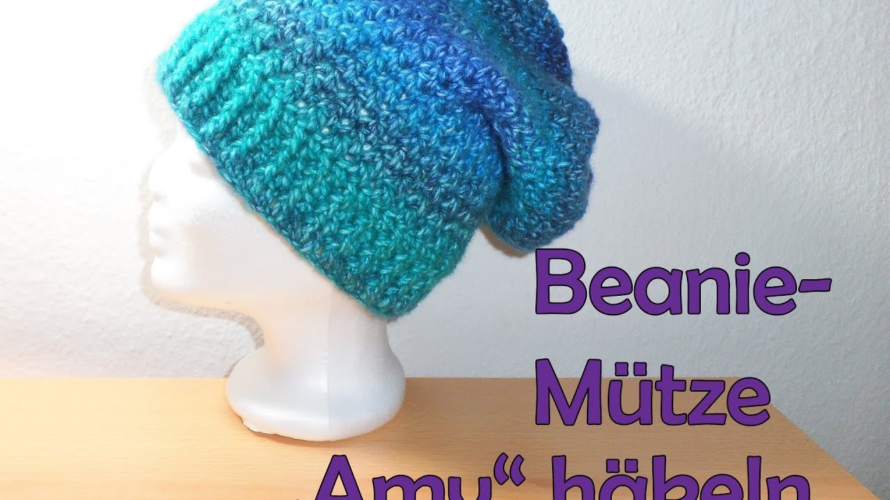 Häkelanleitung Beanie-Mütze *Amy* von Romy Fischer