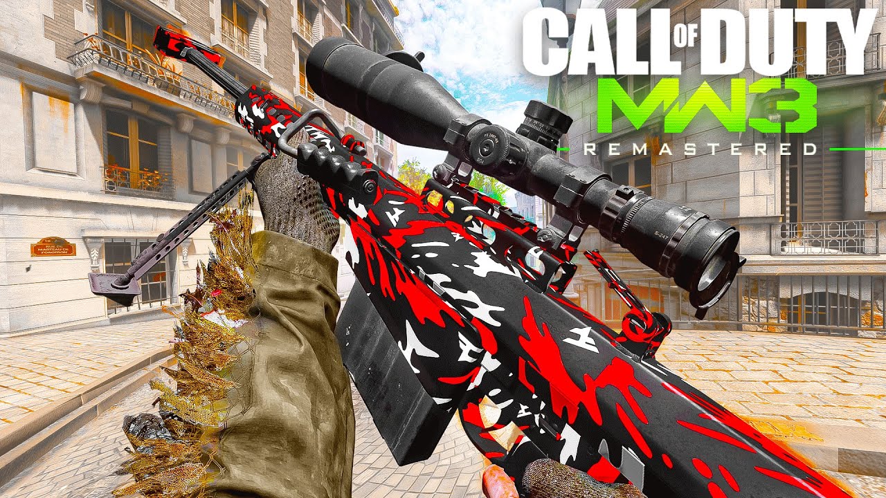 The BARRETT 50. CAL in MW3 Remastered... omg