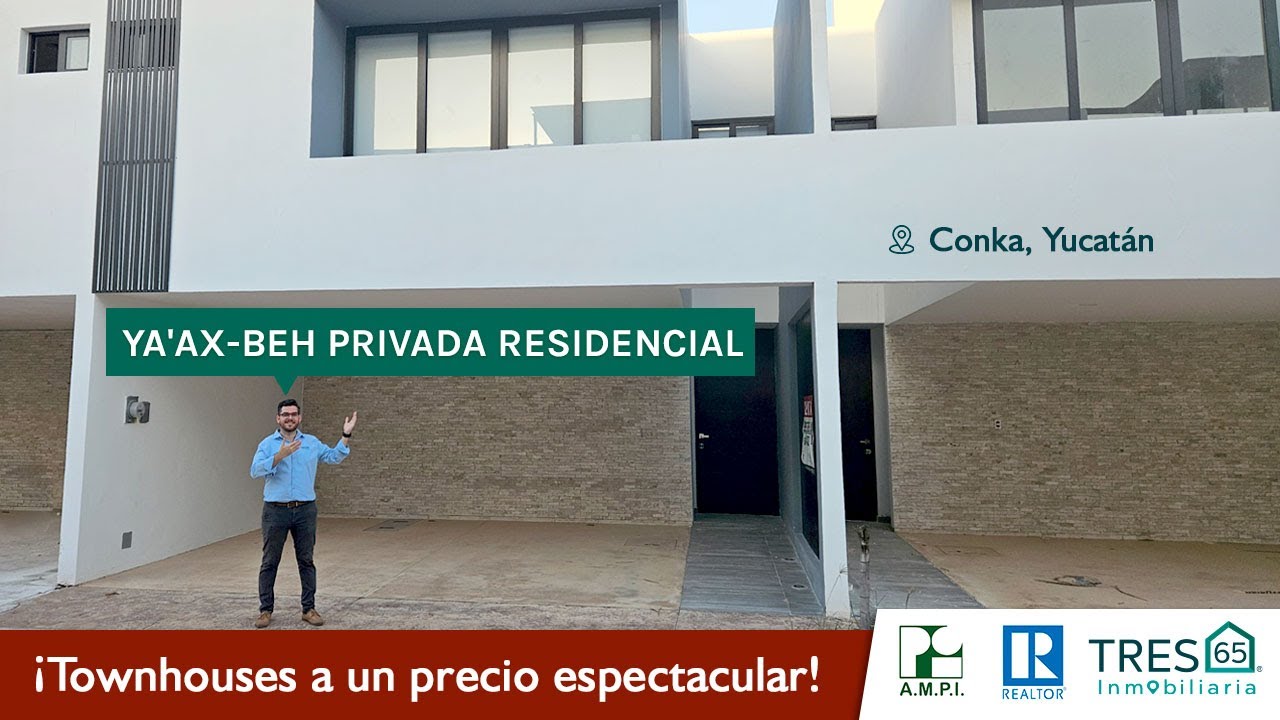 🏠 RENTA Y VENTA DE TOWNHOUSES DENTRO DE UNA PRIVADA​​ 👪​ | CONKAL | MÉRIDA, YUCATÁN | 2024