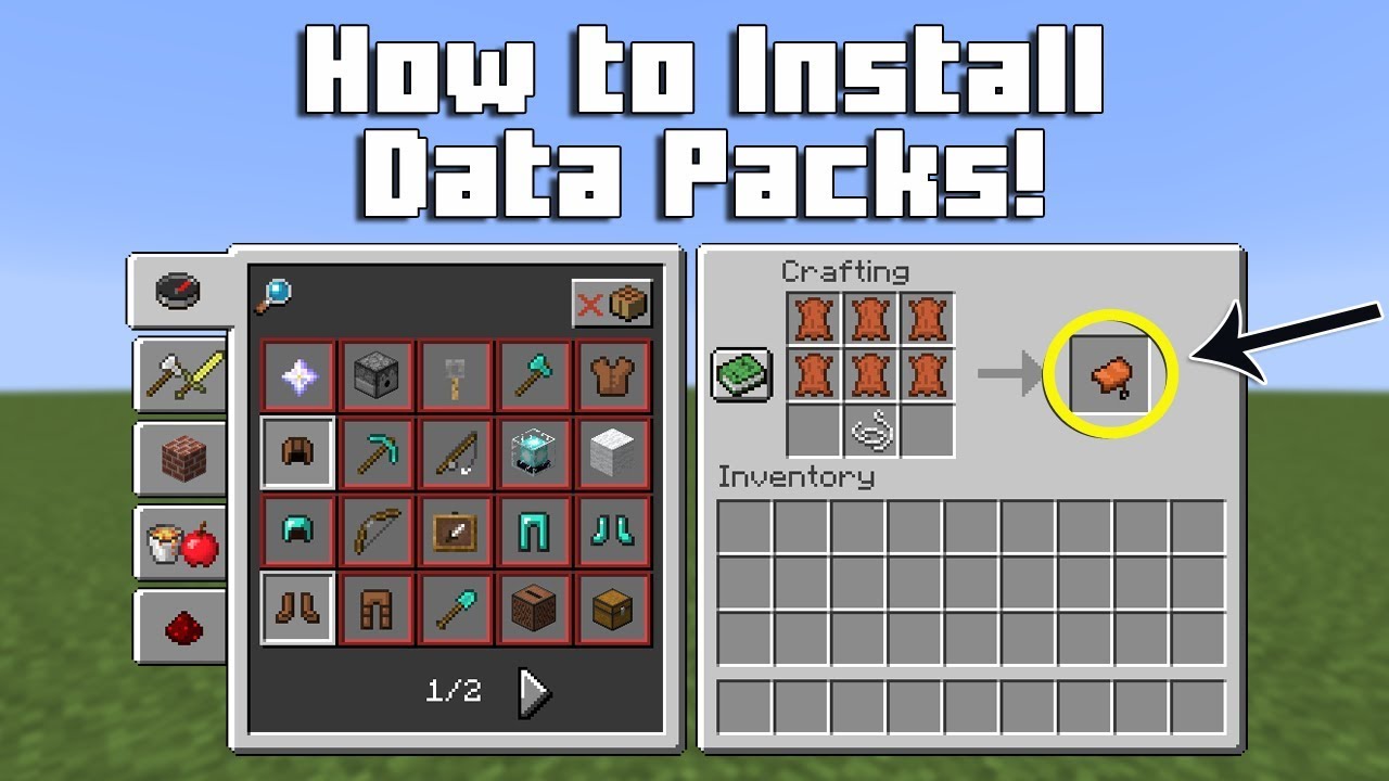 Minecraft - How to Install Data Packs! (Minecraft 1.13) (Mac and Windows)