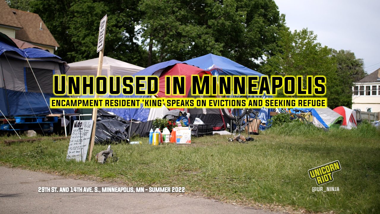 Unhoused in Minneapolis: Encampment Resident Speaks About Evictions