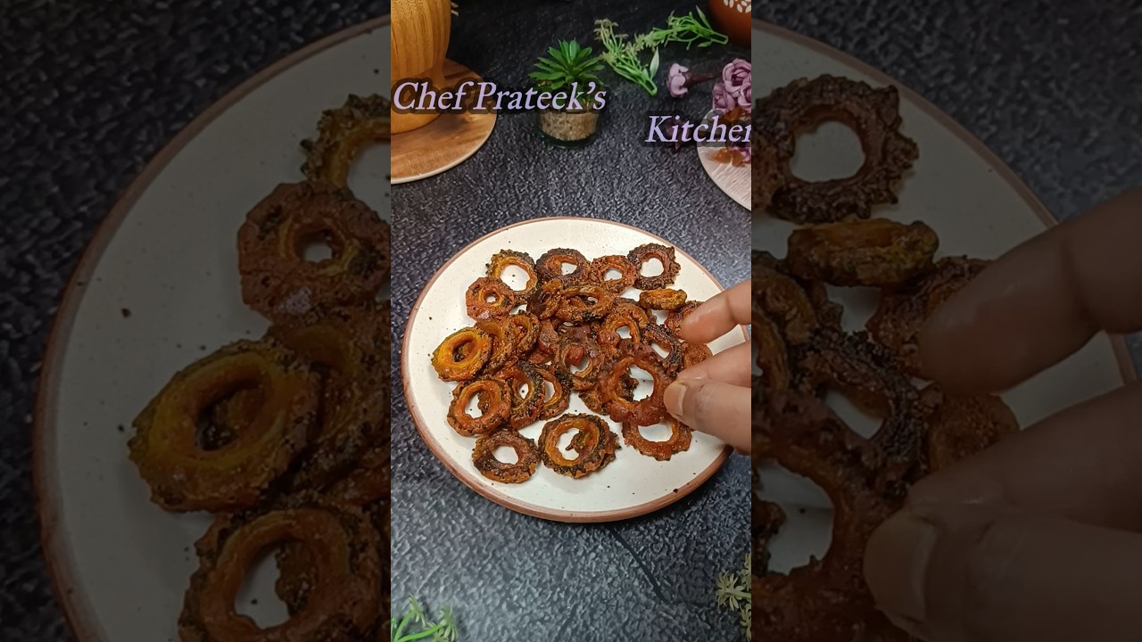 Crispy Karela Snacks  🤤❣️ #shorts #snacks #karela #karelarecipe #bittergourd #food #snacksrecipe