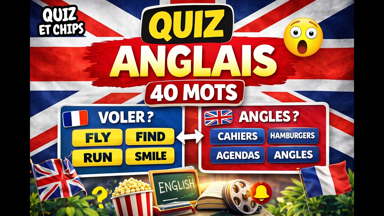 Quiz Anglais : Fais-tu 40/40 ? 🇬🇧