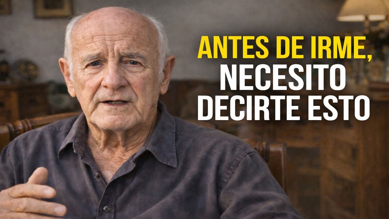 Tengo 93 años y antes de irme necesito decirte esto