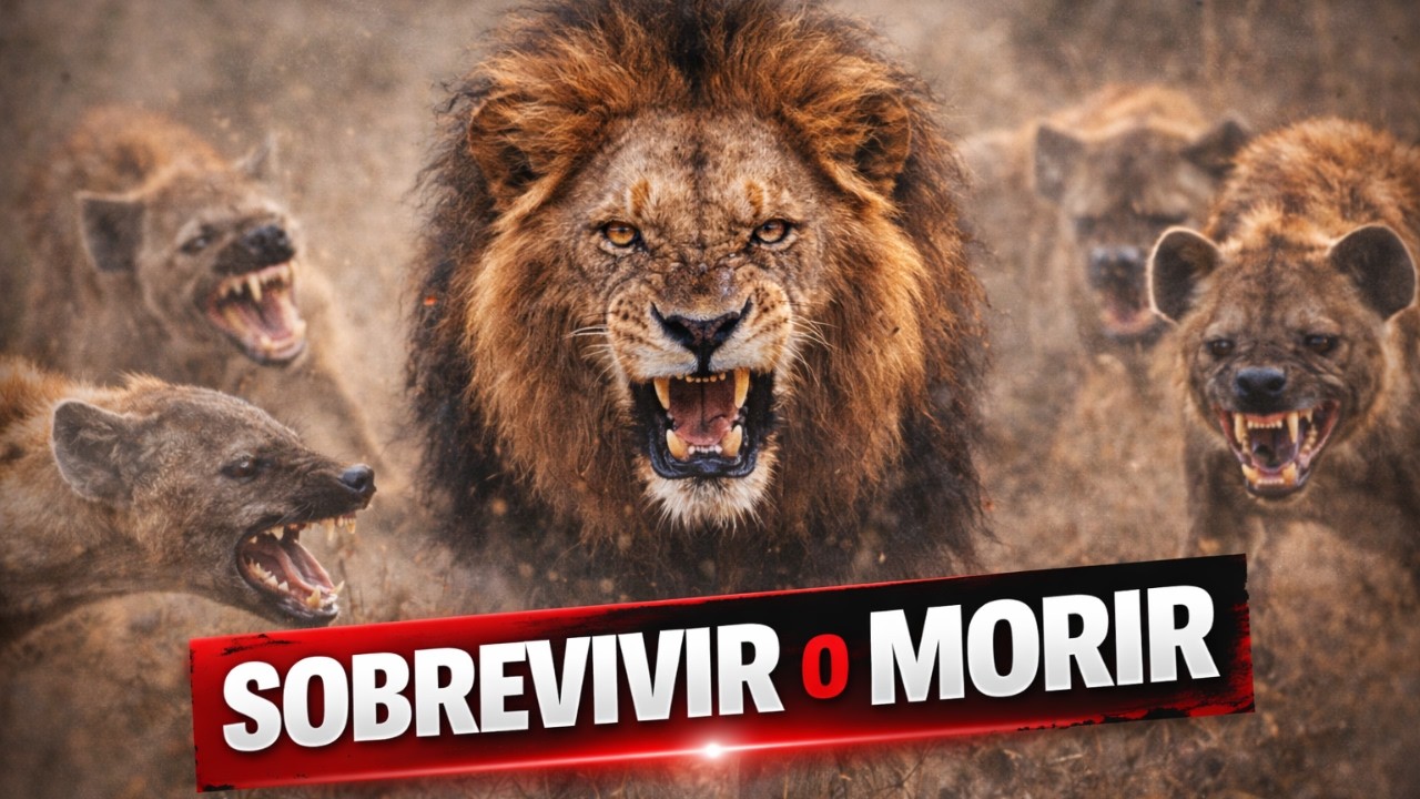 La Vida Real de los Leones Salvajes  Peligro y Supervivencia p