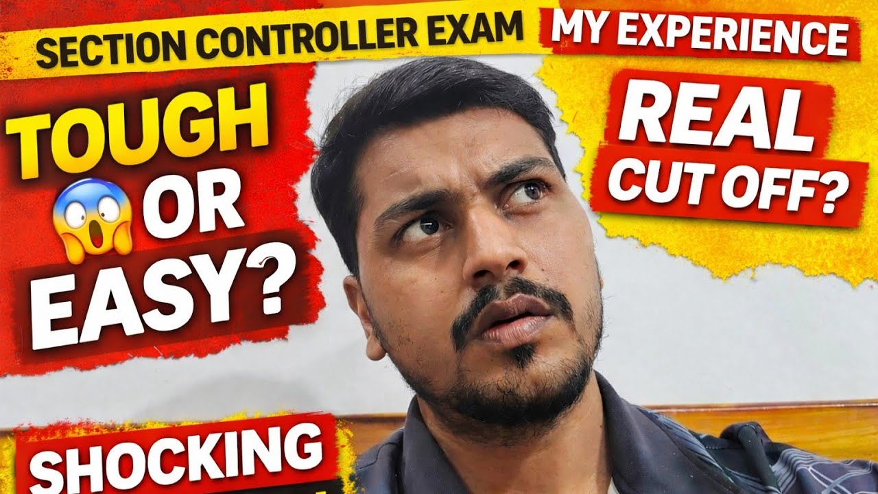 SECTION CONTROLLER Exam Review 2026 | Real Difficulty Level 😱 | #rrb #rrbsectioncontroller #review