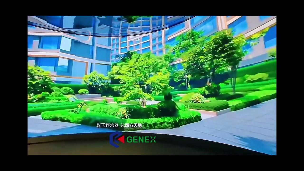 Genex Indoor Mall Cylindrical LED Screen | Turn Columns Into Immersive Magic #ledscreen #leddisplay