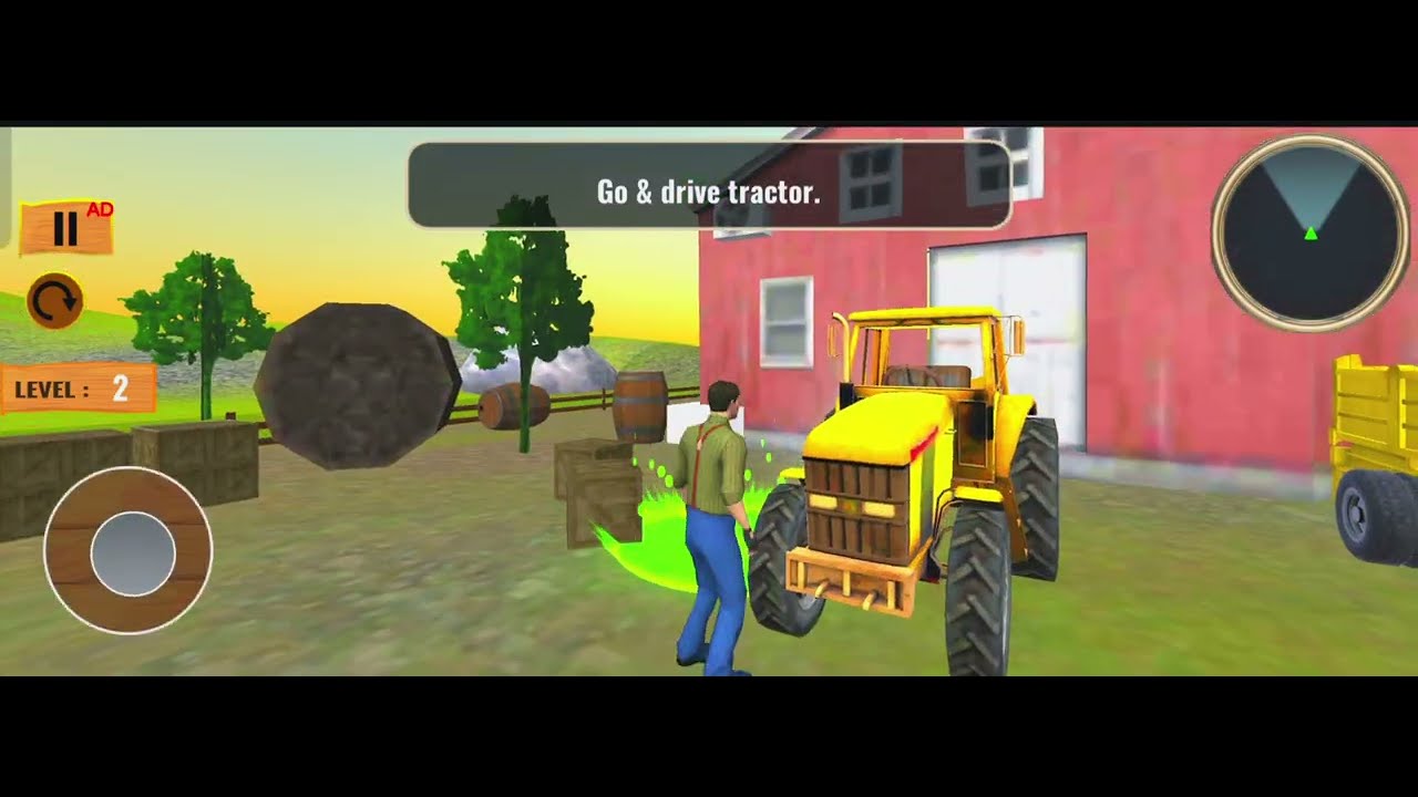 Modern Tractor Farming Driving Simulator 3D -New Tractor Games - Android Gameplay Made By Prasun..