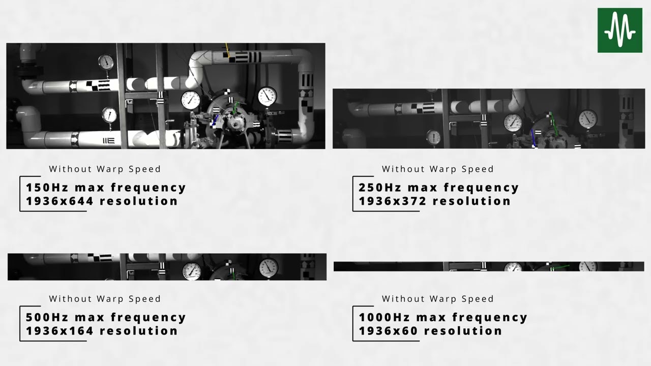 Breaking Frequency Limits with VibVue® 4.1 Motion Magnification and Warp Speed High-Frequency Engine