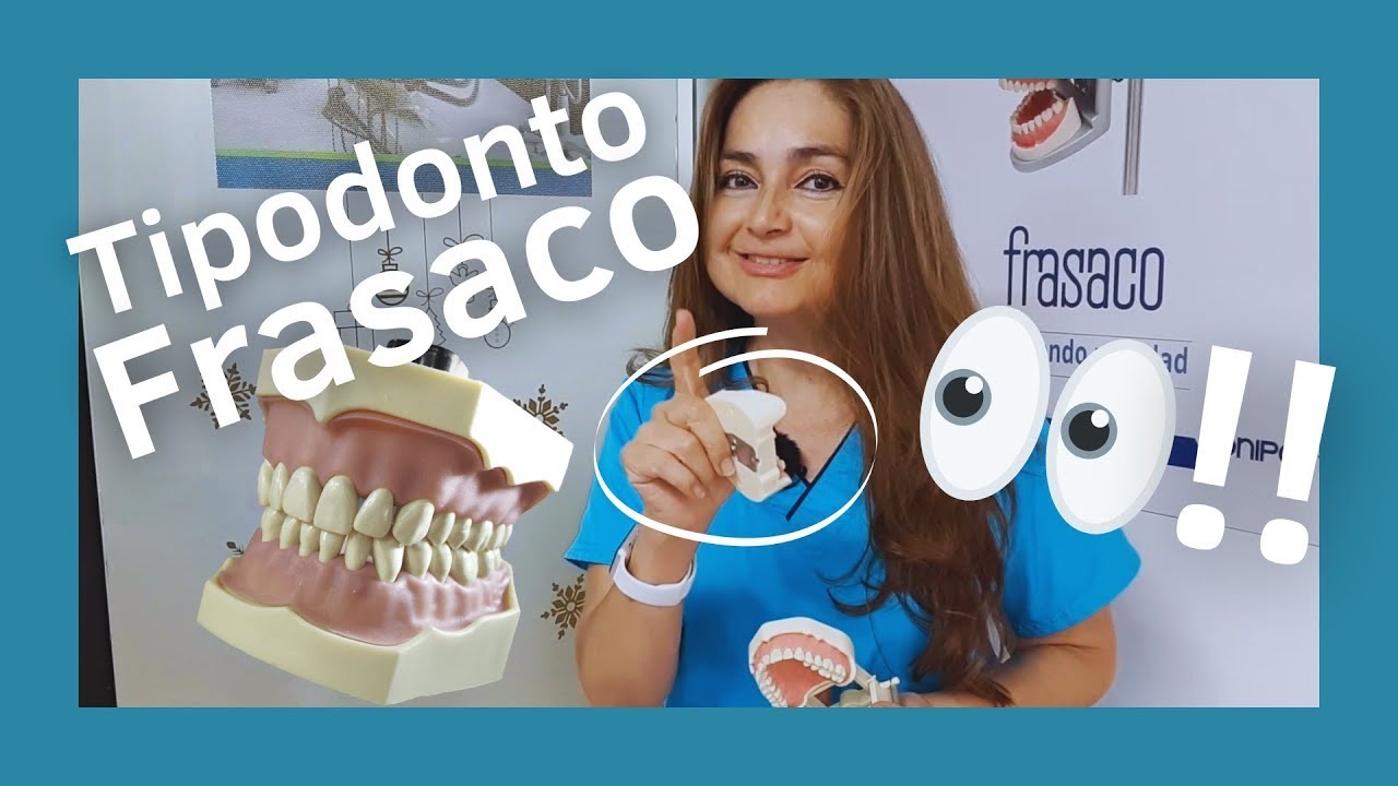 Así funciona el TIPODONTO FRASACO para la Carrera de ODONTOLOGÍA o CIRUJANO DENTISTA 🦷