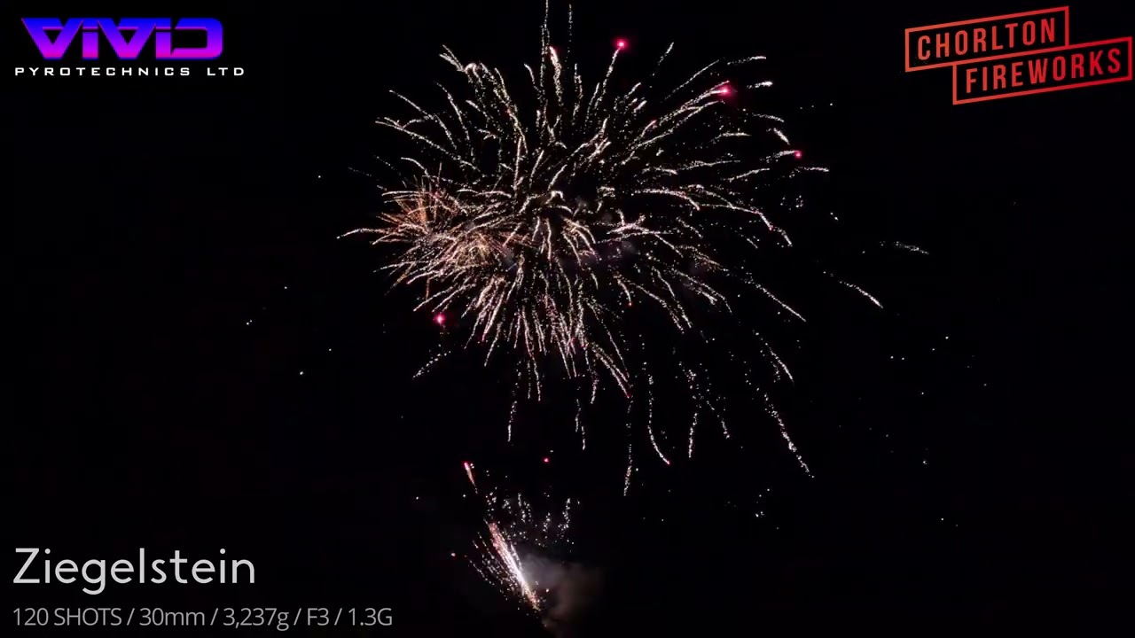 Ziegelstein Firework From Vivid Pyrotechnics @Chorltonfireworks  UK Footage