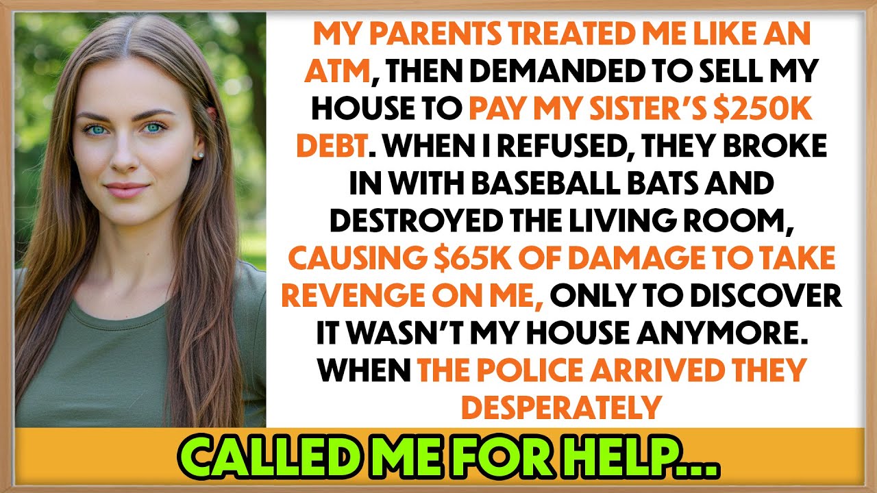 My Family Broke In With Baseball Bats When I Refused To Sell My House And Pay Their $250K Debt...