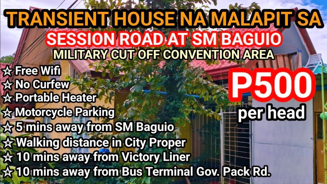 CHEAP TRANSIENT HOUSE malapit sa SESSION ROAD and SM BAGUIO 2025
