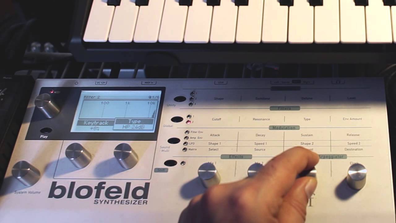 Creating a Plucked Sound on Waldorf Blofeld
