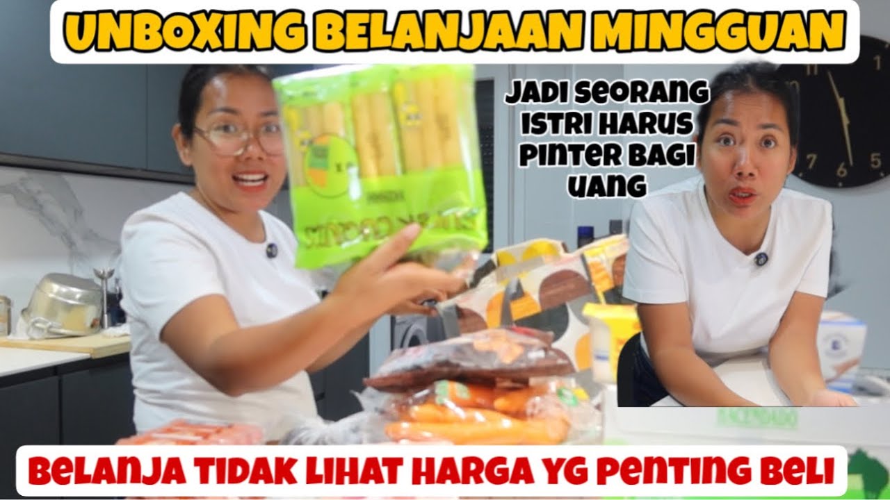 UNBOXING BELANJA MINGGUAN || BELANJA DI SPANYOL 