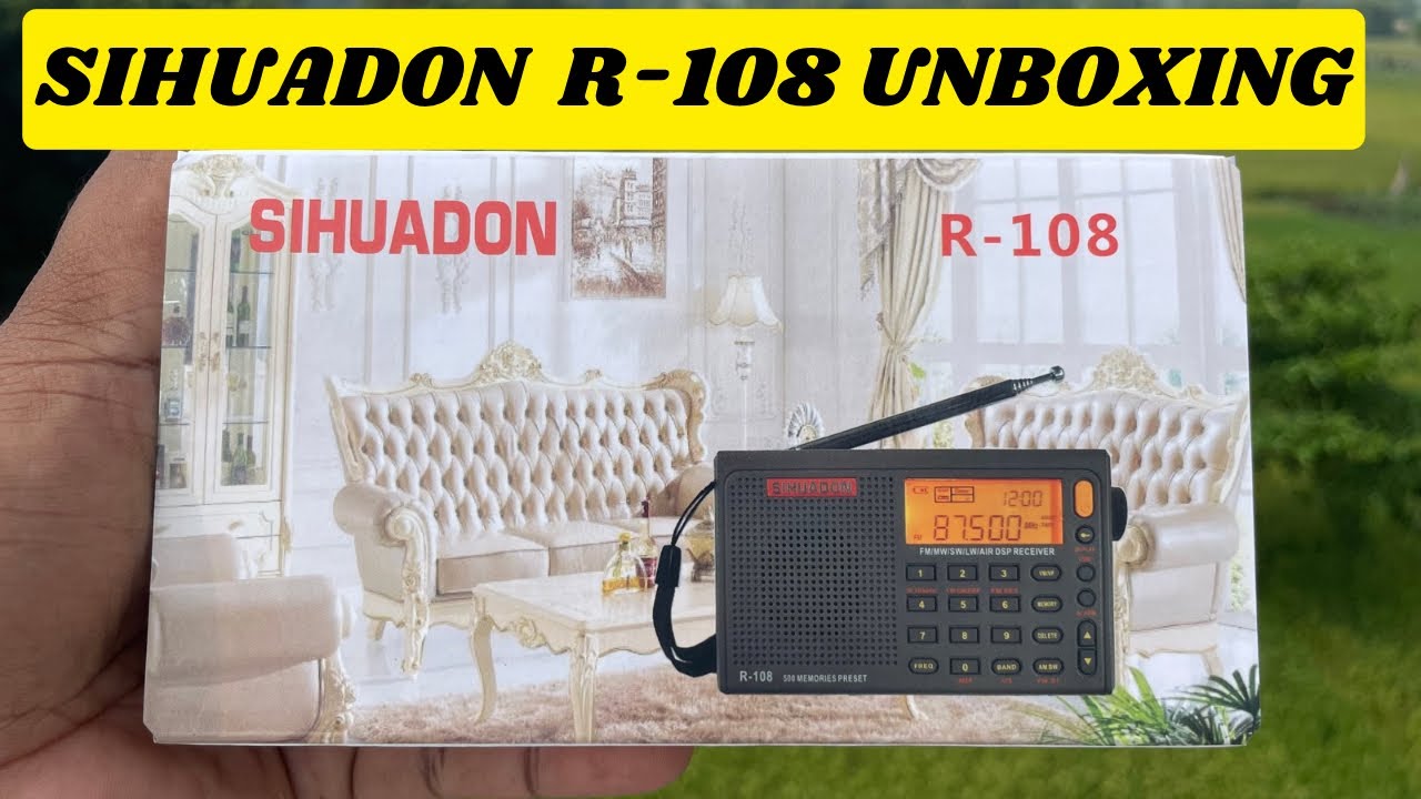 UNBOXING: Sihuadon R-108  रेडियो की unboxing । कैसा है ये रेडियो । First Impression Of R-108 Radio